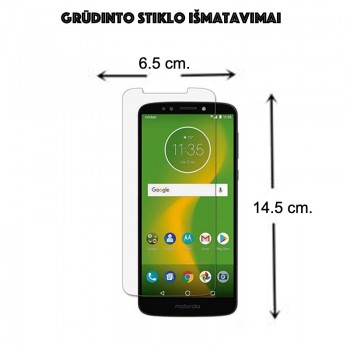 Apsauginis stikliukas telefonui (MOTO G6 PLAY) Apsauginis stikliukas telefonui (MOTO G6 PLAY)